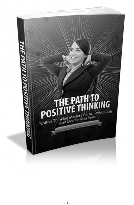Product picture The path to positive thinking